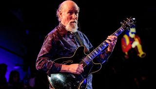 John Scofield performs at Blue Note on November 02, 2021 in Milan, Italy