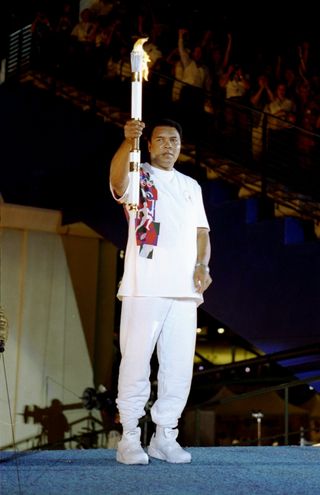 Muhammad Ali lights the torch