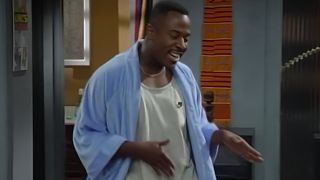 Martin Lawrence doing a silly dance on the hit sitcom, Martin