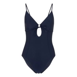 Whistles Navy Cutout Swimsuit