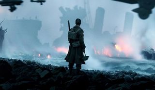 Dunkirk soldier in the wreckage