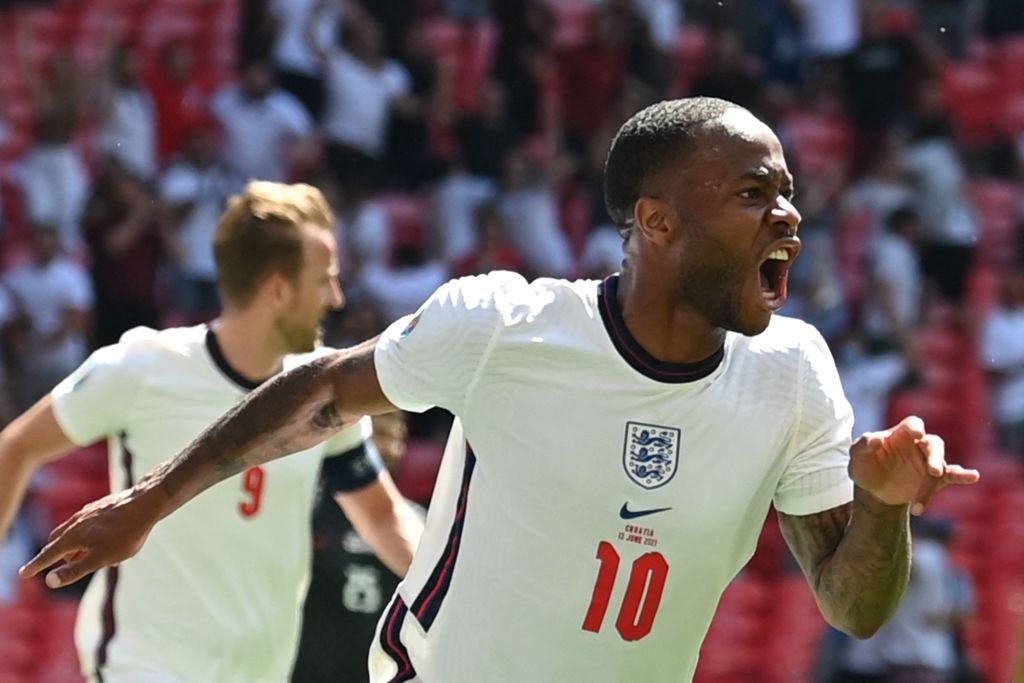 raheem Sterling, England vs Croatia Euro 2020