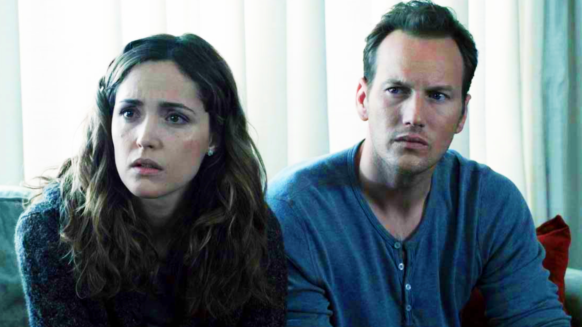 (L to R) Rose Byrne and Patrick Wilson in Insidious movie 2010