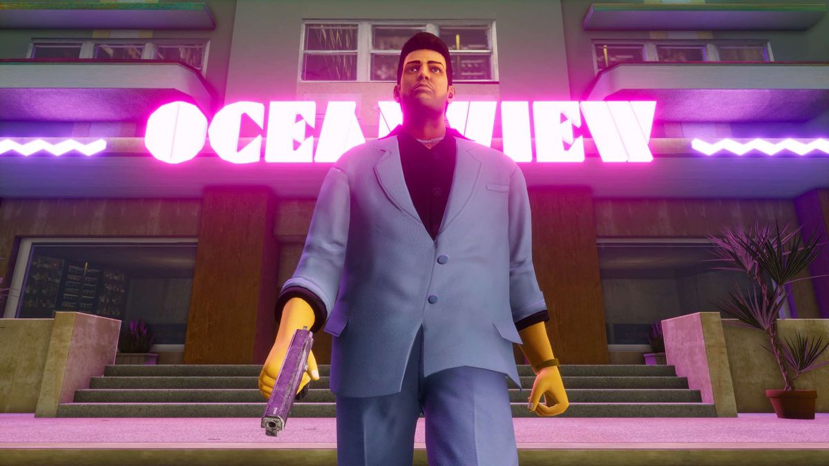 Gta Trilogy Gta Vice City Walking