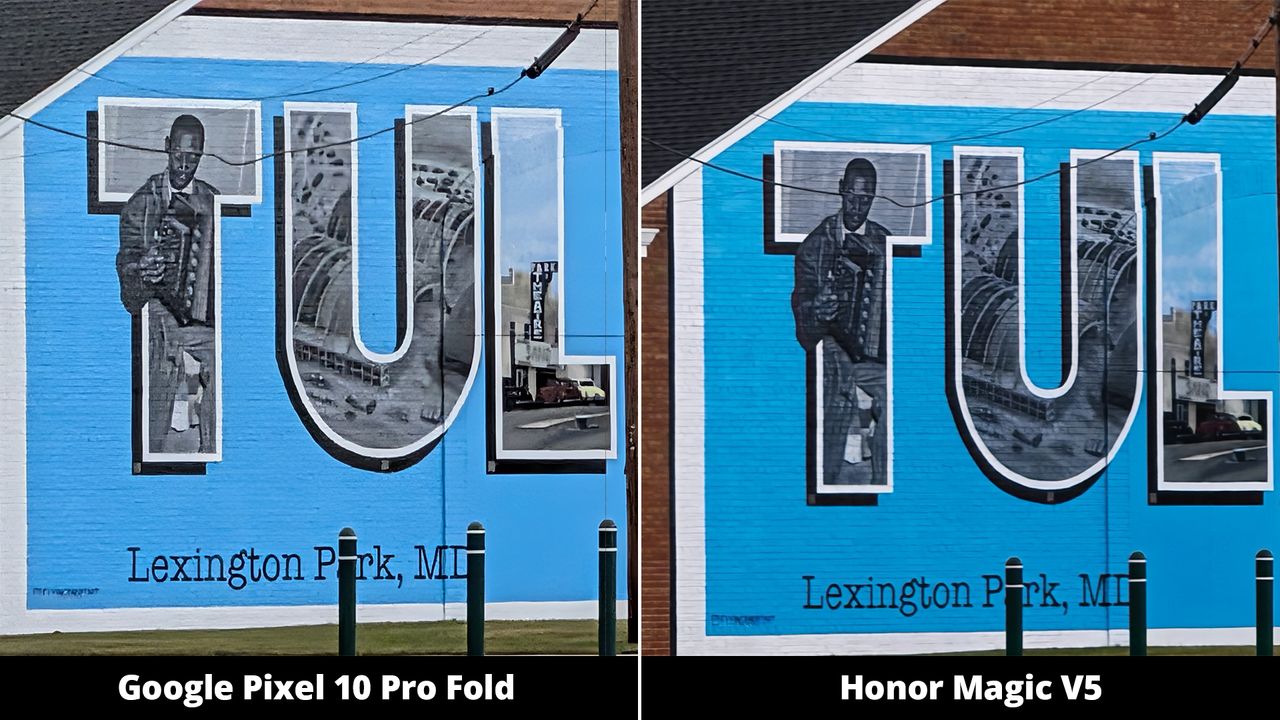 Google Pixel 10 Pro Fold vs. Honor Magic V5 camera comparisons