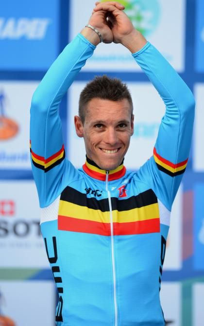 Philippe Gilbert (Belgium) was the odd-s on favourite for the 2012 title and duly delivered with a n unstoppable late attack to claim the win