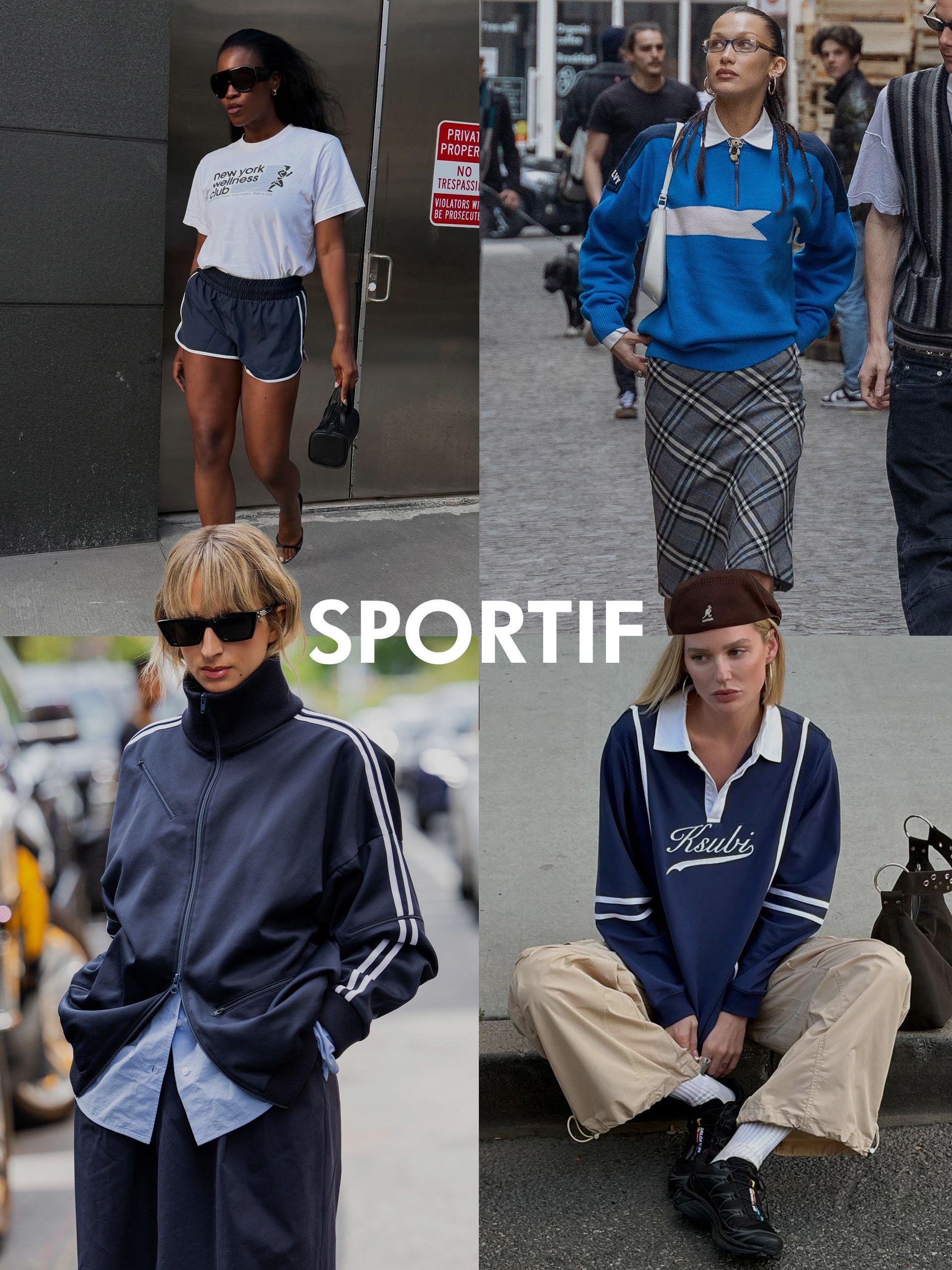 Sportif aesthetic.