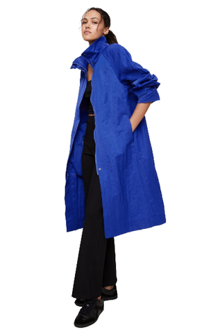 Banana Republic Water-Resistant Coat with Bucket Hat 