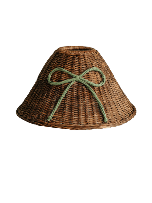 Bow Rattan Lampshade