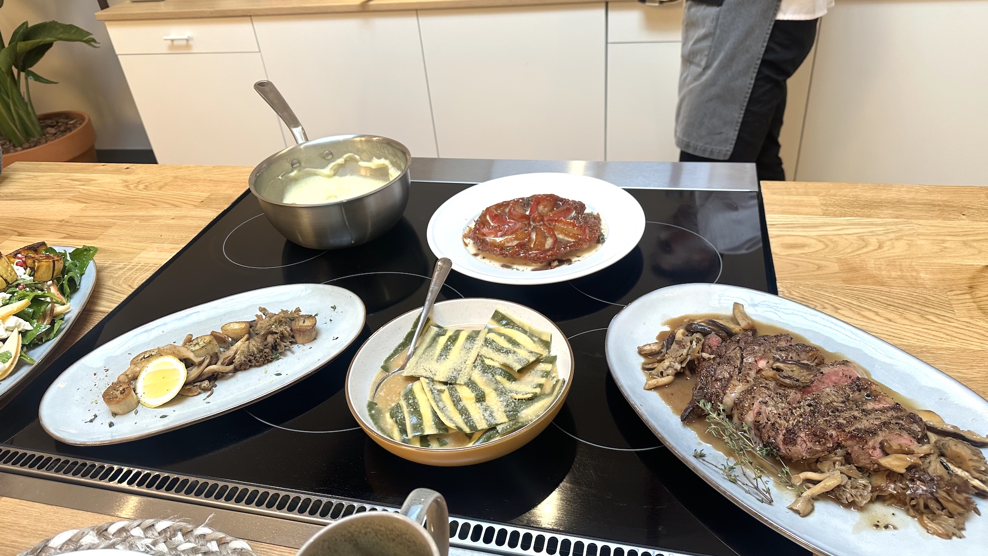 Meal prepared on Electra stove