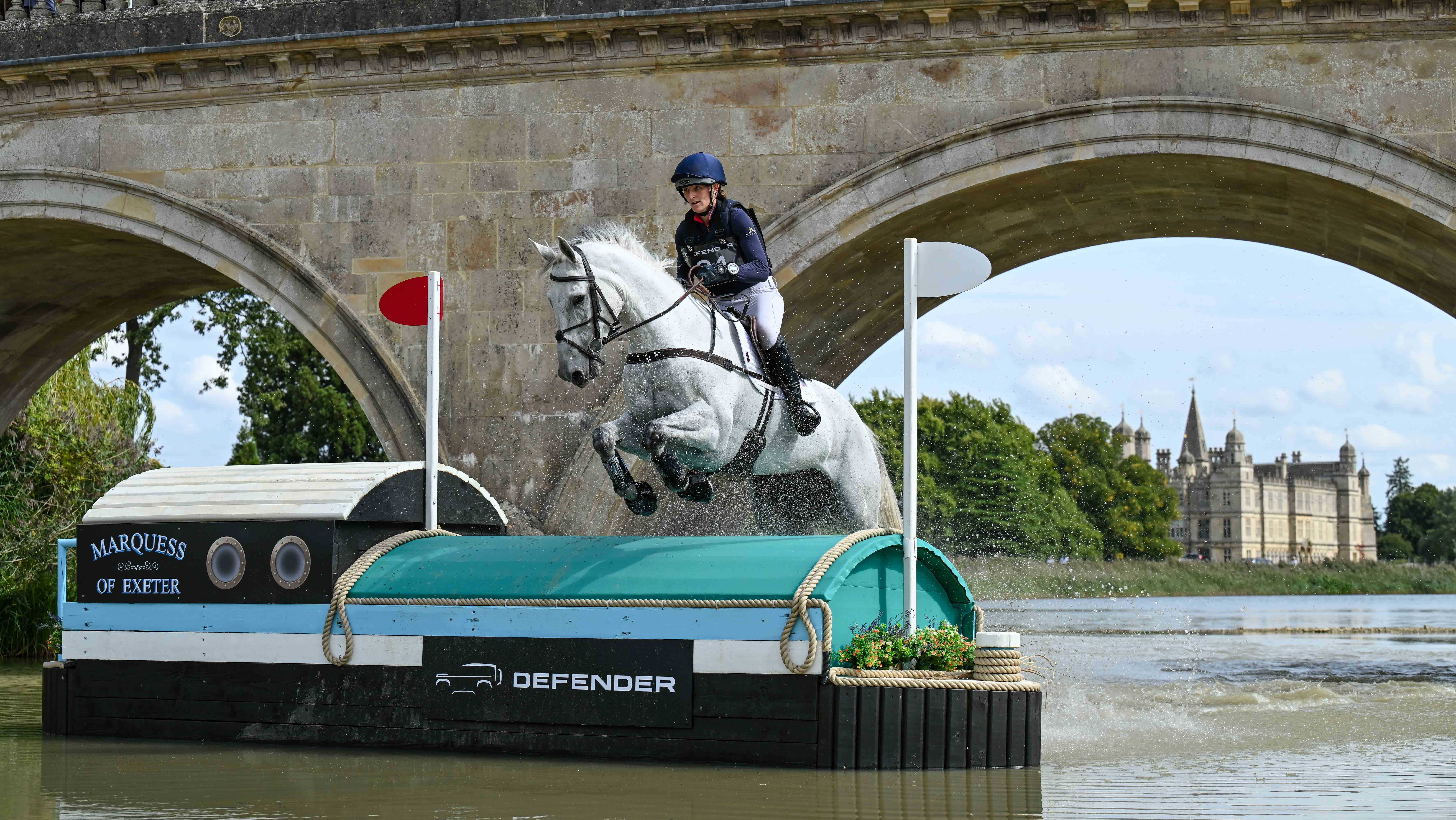 Holly Richardson and Ballyneety Silver Service at Burghley 2025.