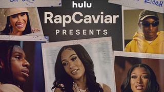 Cardi B, Polo G, Coi Leray, Pharrell Williams and Megan Thee Stallion in key art for RapCaviar 