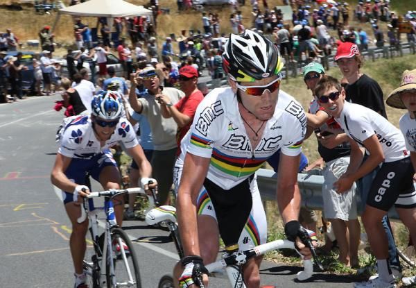 Evans took the fight to his rivals on Old Willunga.