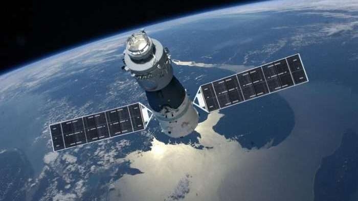 China&#039;s Tiangong-1 space lab art