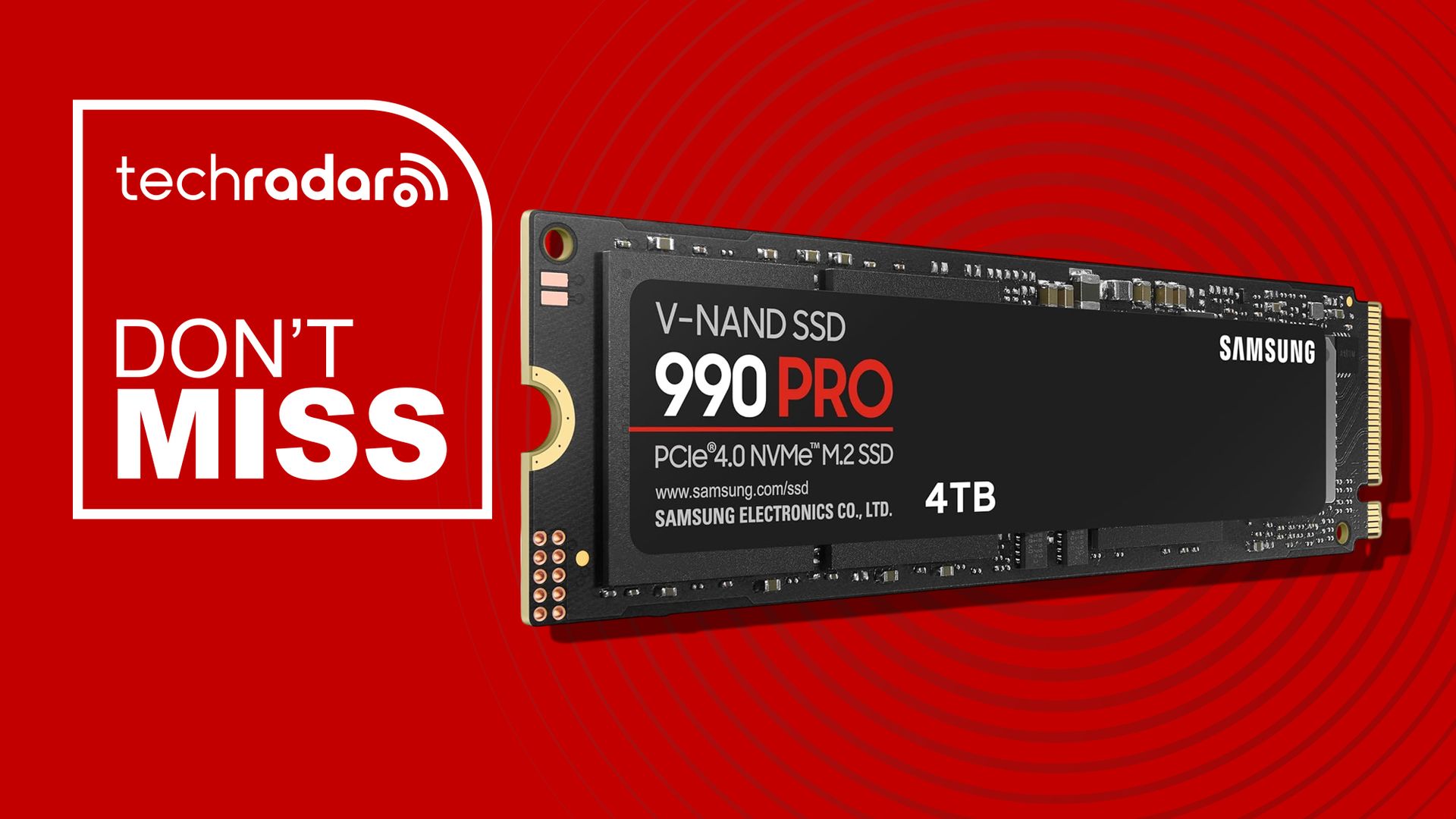 Save $300 off the 4TB Samsung 990 Pro SSD
