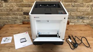 Printer with box contents
