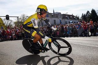 Primoz Roglic (LottoNL-Jumbo) second in the opening time trial at the Giro d'Italia