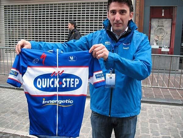 This Quick Step jersey wasn't popular with the UCI before the start of the race.