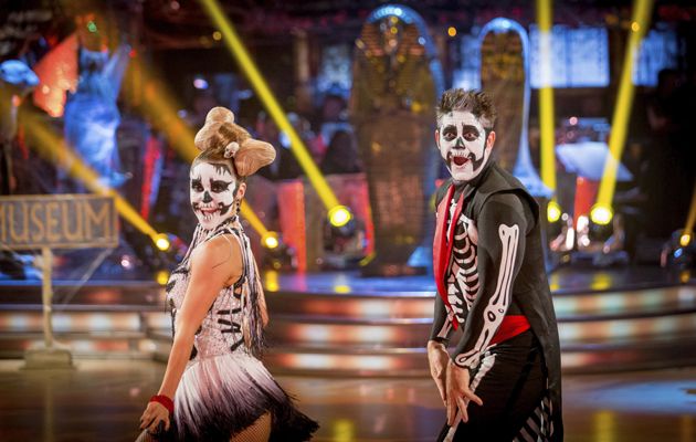 Halloween Steve Backshall and Ola Jordan