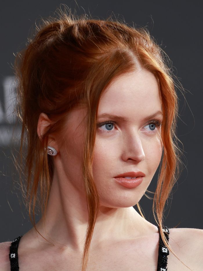 Ellie Bamber attends the 2026 EE BAFTA Film Awards at The Royal Festival Hall on February 22, 2026 in London, England
