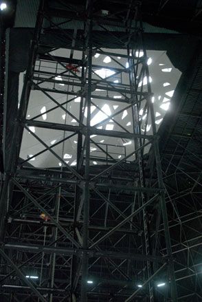 The Light Lab, a giant multistorey structure built to test the materials