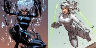 Black Cat and Silver Sable