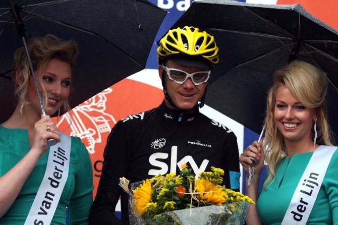 Tour champion Chris Froome (Sky) is making the rounds of the post-Tour criteriums