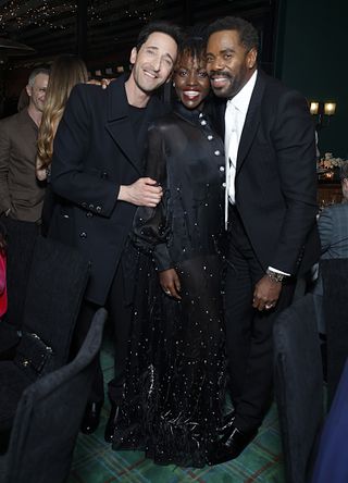 Lupita Nyong'o at the CHANEL and Charles Finch Pre-Oscar Awards Dinner held at The Polo Lounge on March 01, 2025