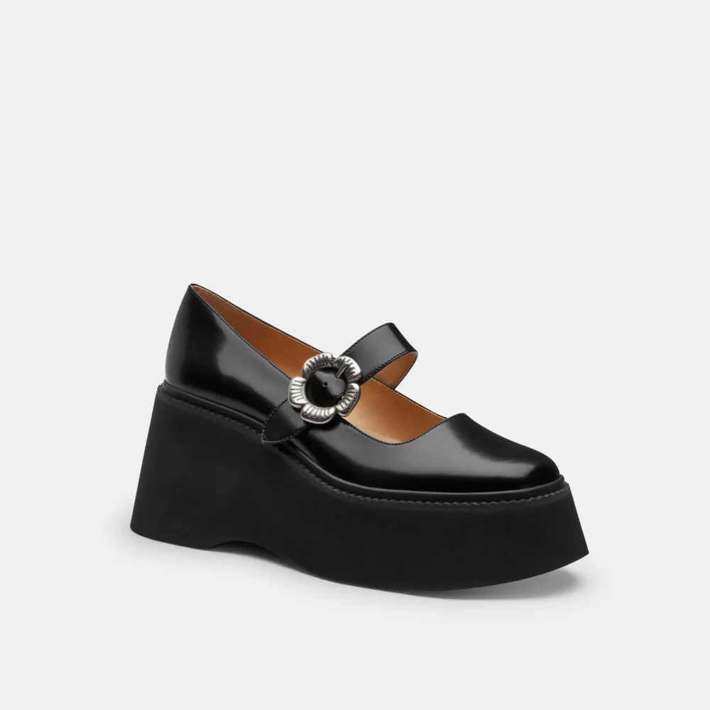 Tea Rose Platform Mary Jane