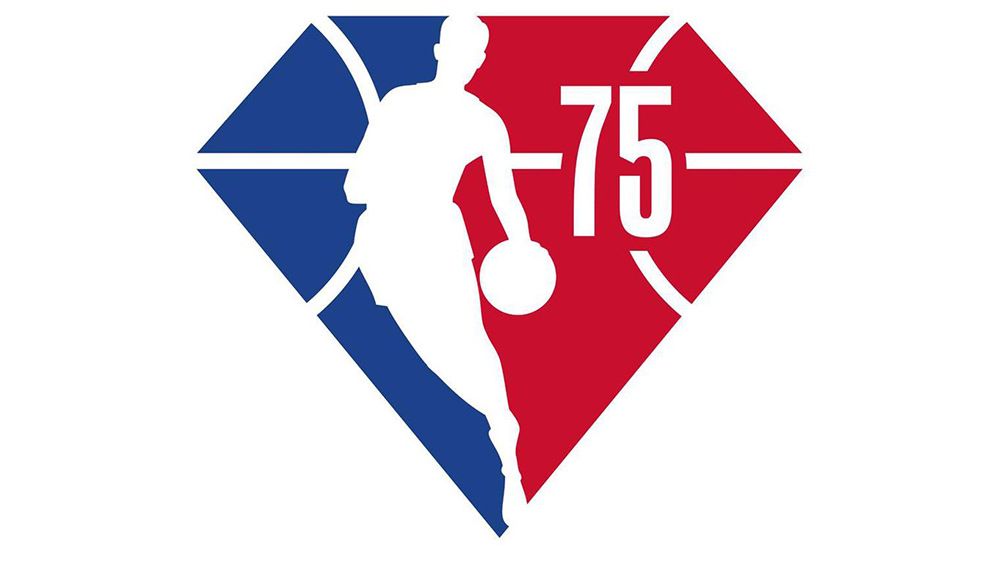 NBA anniversary logo