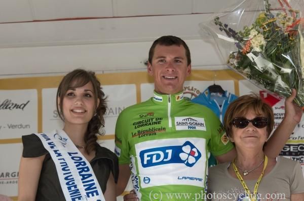 Anthony Roux (FDJ) on the podium