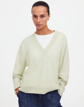 madewell, Cashmere V-Neck Sweater