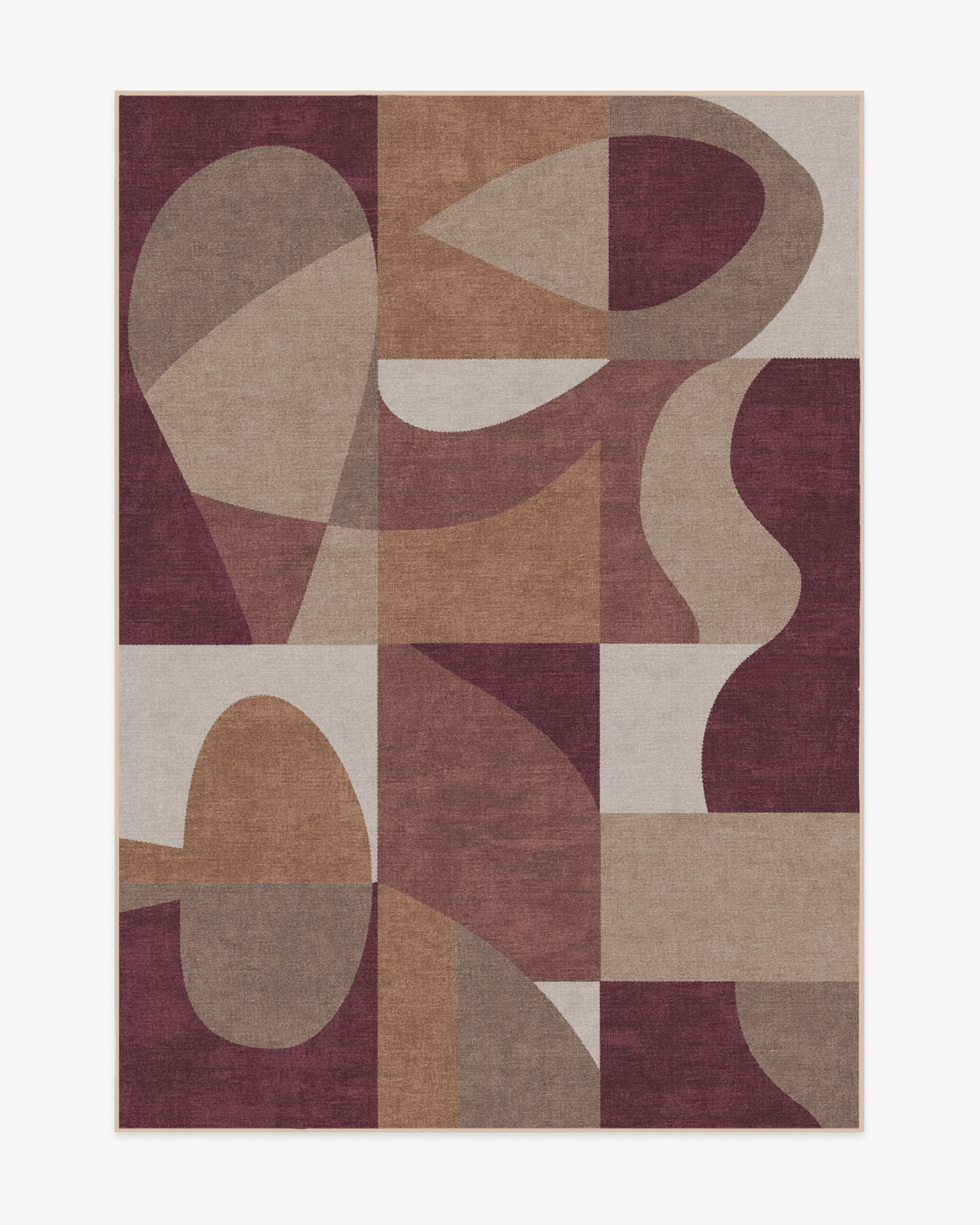 Philippe Amber Red Rug by Jonathan Adler