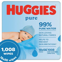 Huggies Pure Baby Wipes - £12.00 | Amazon&nbsp;