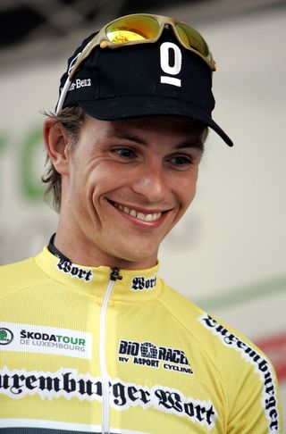 Linus Gerdemann in lead, Tour of Luxembourg 2011, stage 2