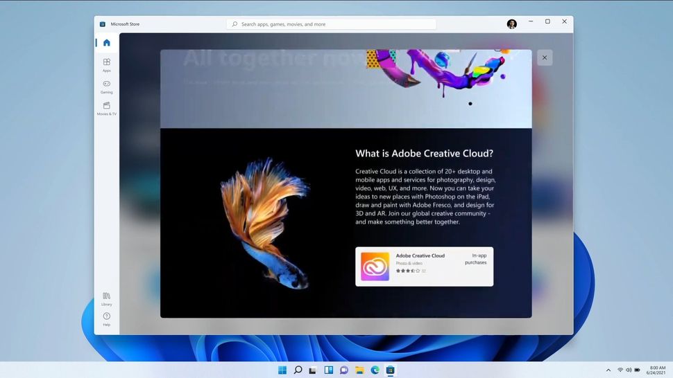 app store on windows 11