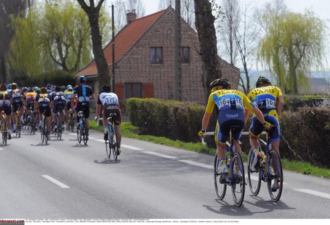 Matti Breschel (Tinkoff Saxo) during Gent-Wevelgem