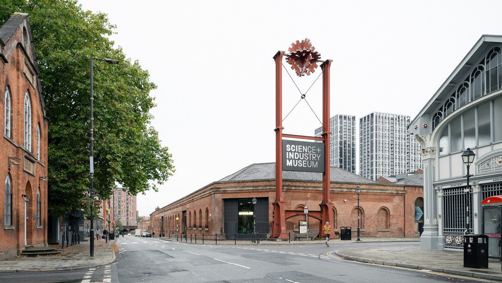Power Hall, its old warehouse building redesigned 