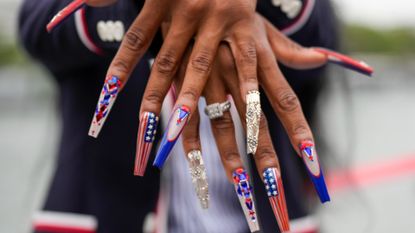 Sha&#039;Carri Richardson&#039;s nail art at the olympics