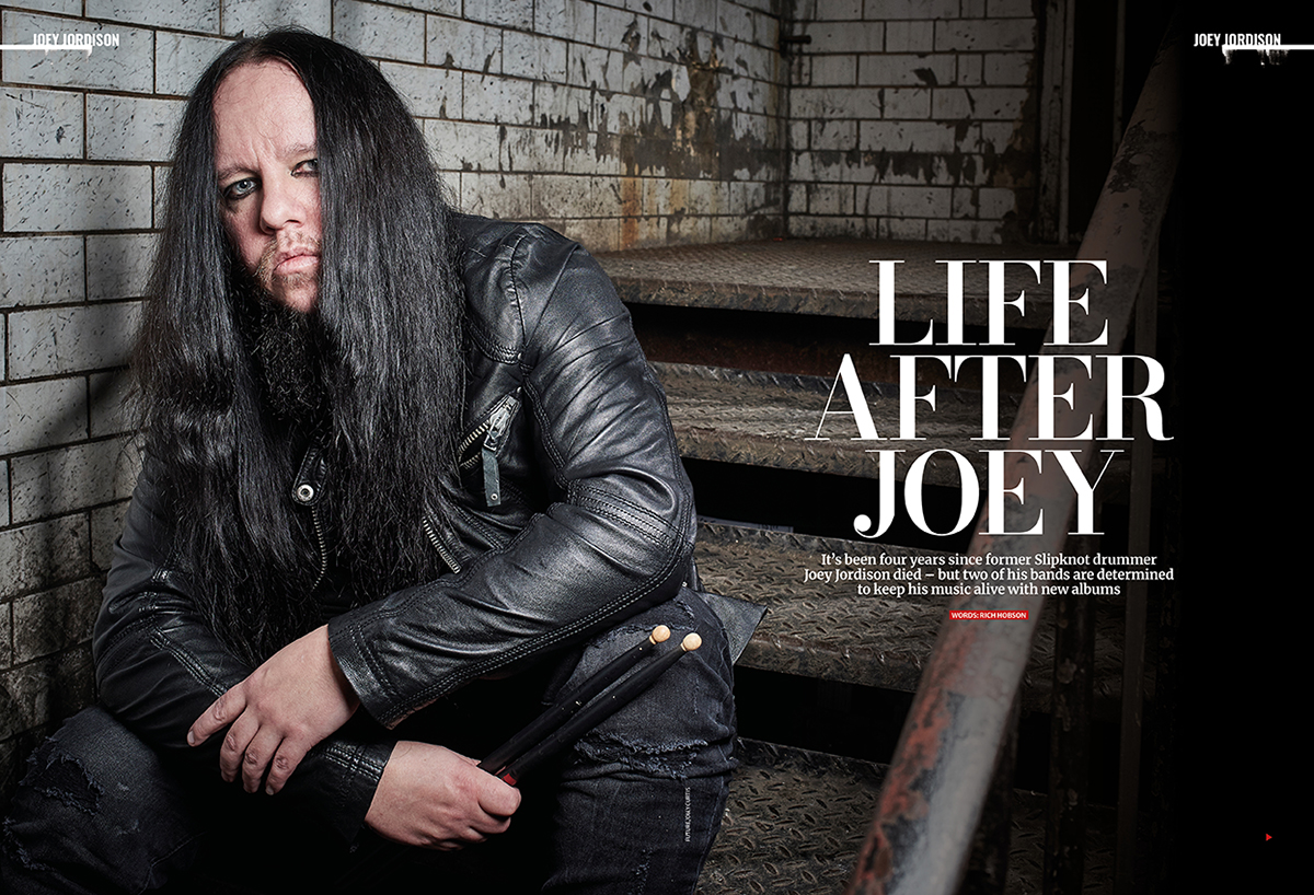 A Metal Hammer magazine article on former Slipknot drummer Joey Jordison