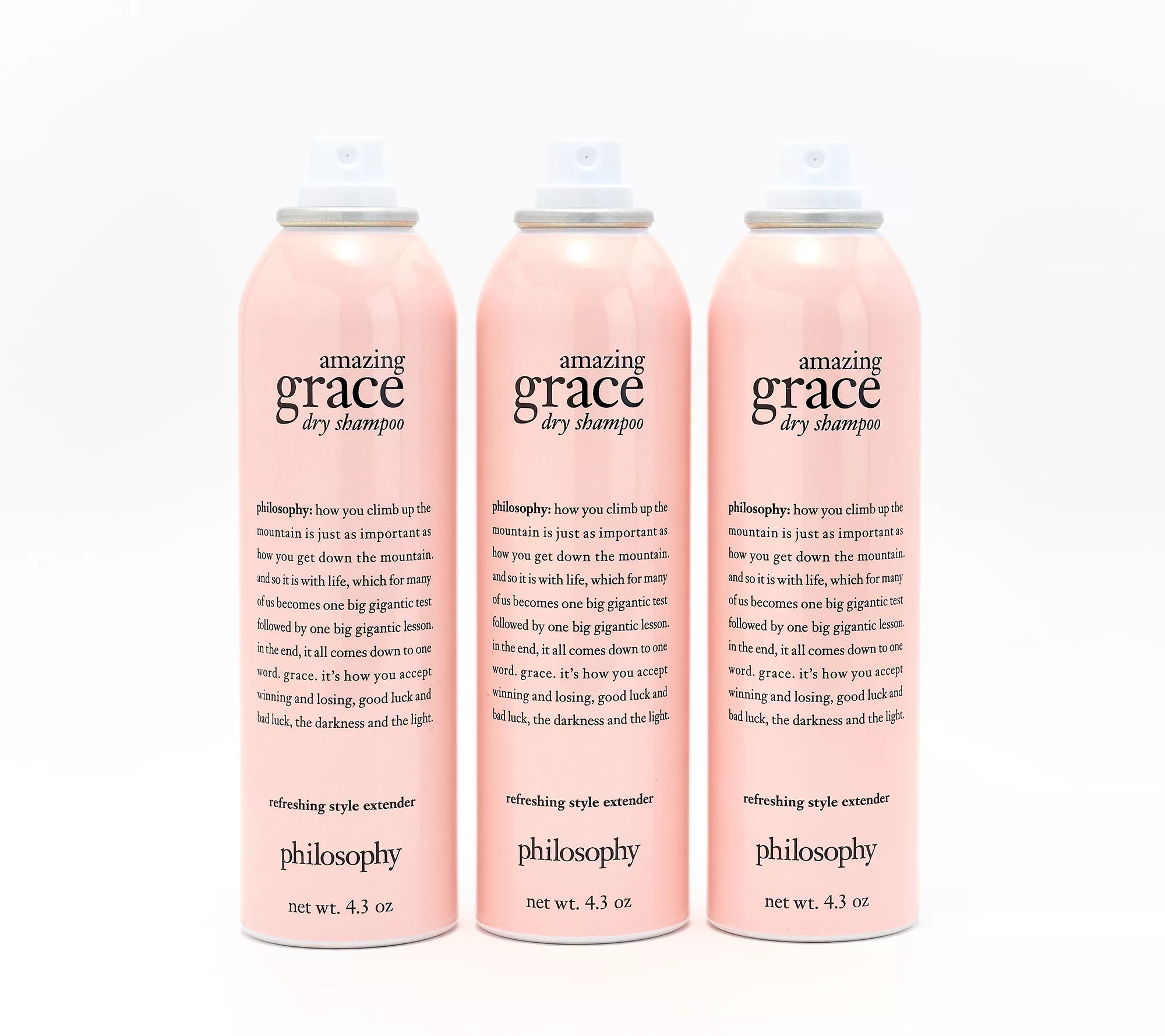 Philosophy Dry Shampoo 4.3oz 3-Pack Refreshing Style Extender