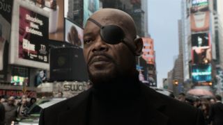 Samuel L. Jackson as Nick Fury in Captain America: The First Avenger