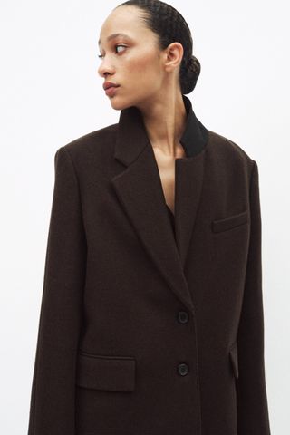 Oversized Wool Blazer Zw Collection