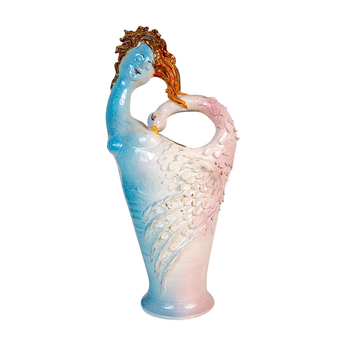 Leda and the Swan Ceramic Umbrella Holder