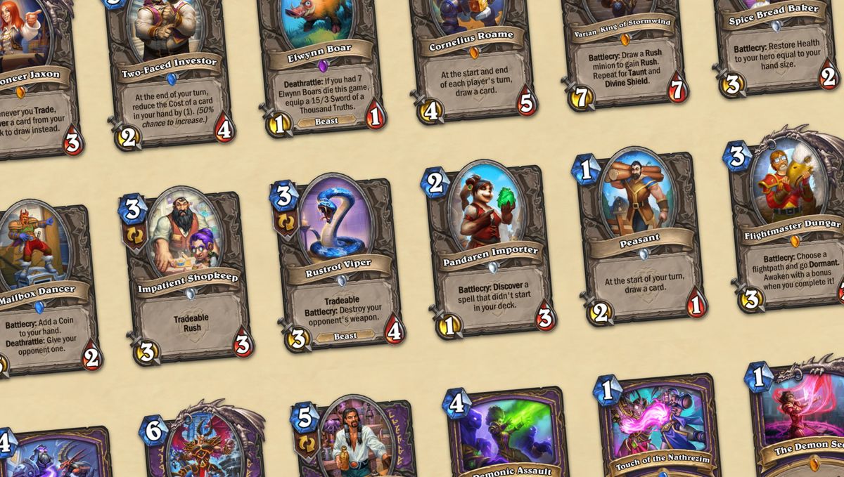 Hearthstone cards