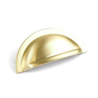 brushed brass cup handle for kitchen drawers