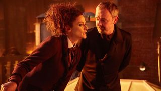 Missy (Michelle Gomez) and The Master (John Simm)