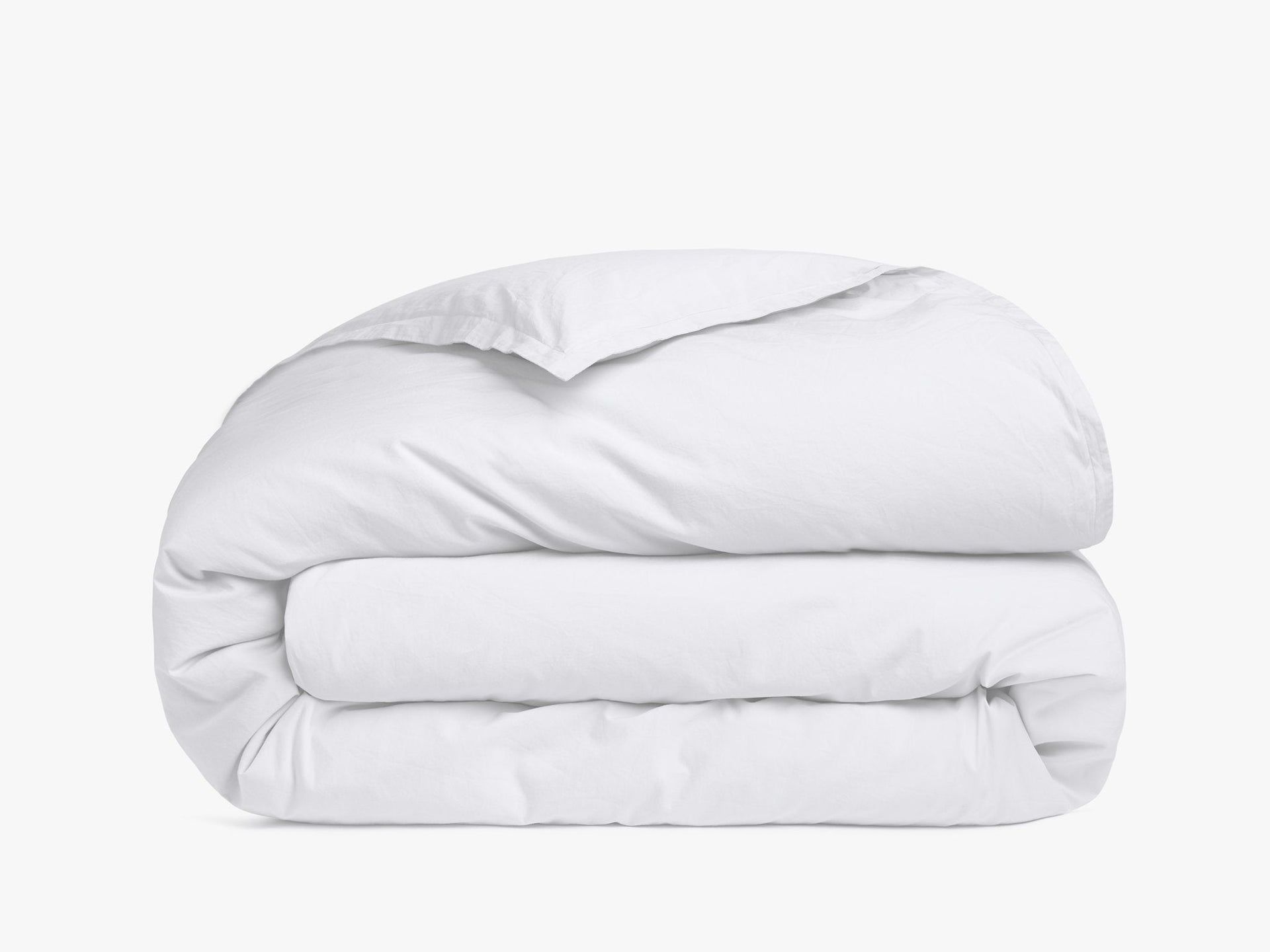 Percale Duvet Cover (white) - Twin/twin Xl / White