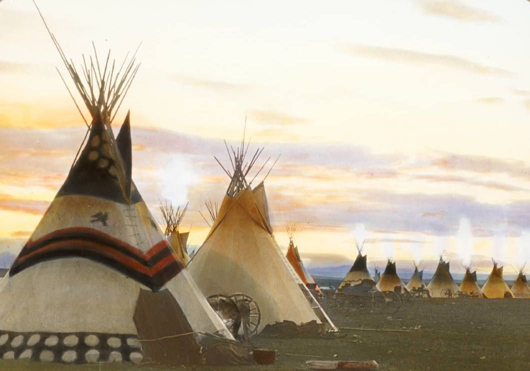 Blackfeet tipis