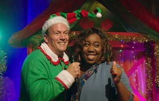 holby xmas mo and Mr T